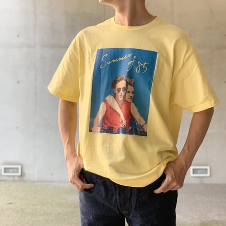 "Summer of 85 × anytee" 映画公式 限定イエローTEE