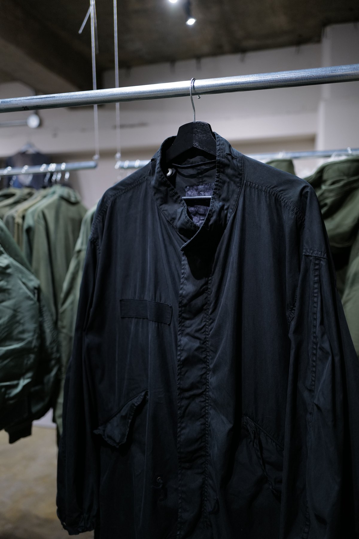 ヴィンテージ anytee 黒染め M-65 Liner Jacket Lサイズ MODIFY