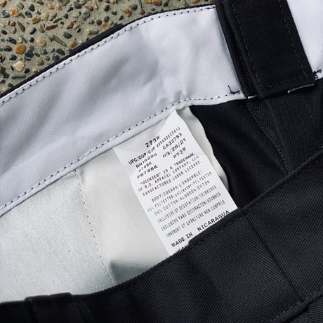 ［W33&34 L30］Dickeis 874_BLACK_no print tag model