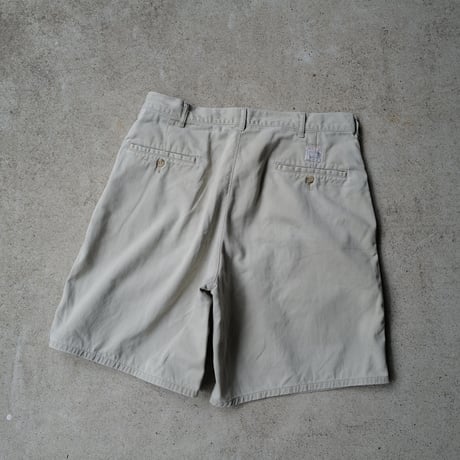 [W34] POLO CHINO 2tuck shorts_made in USA_80-90s vintage_no.36