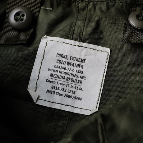 ［M］m65 parka_deadstock_Mini tag model_no.6