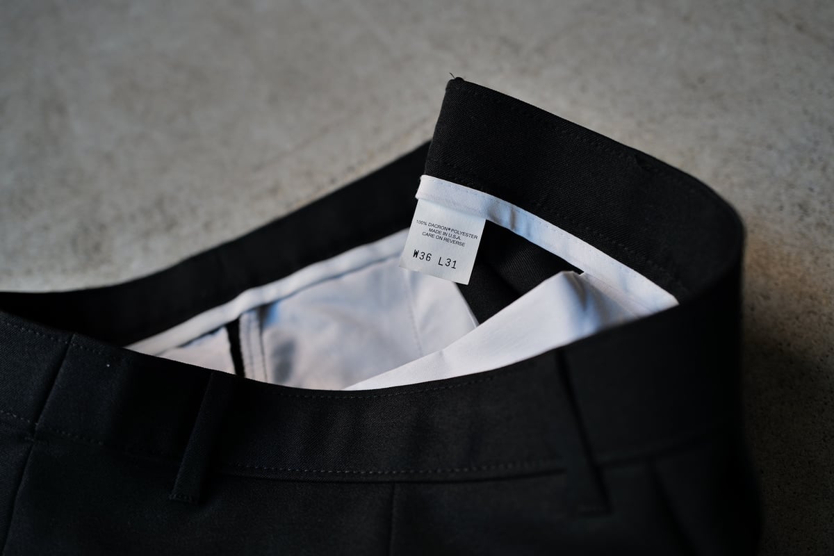 USA製 Levi’s アクションスラックス 黒 W38 L30 80s Levi'sリーバイス Action Slacks STA-PRESTスタプレ