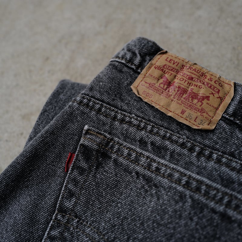 W36 L29] Levi's 505_Washed Gray_80s_no.8 | anytee
