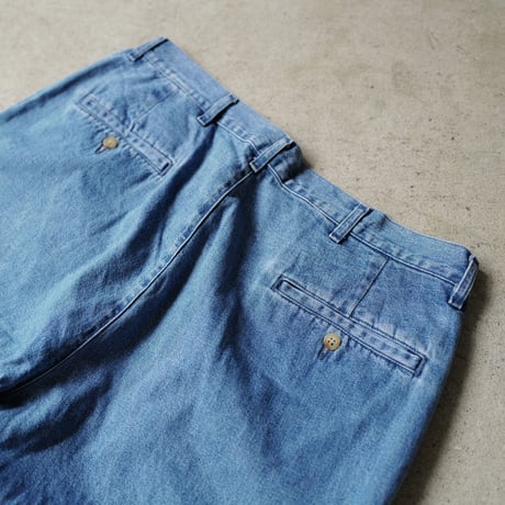 [W36 L32] POLO Denim 2tuck pants_MADE IN USA_80-90s vintage_no.4