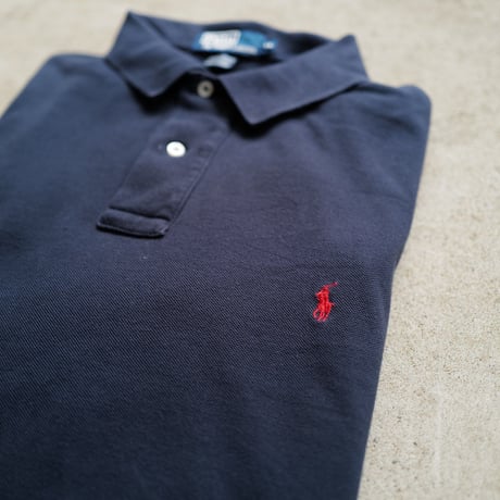 ［XL］POLO SHIRT_MADE IN USA_80-90s vintage_no.7