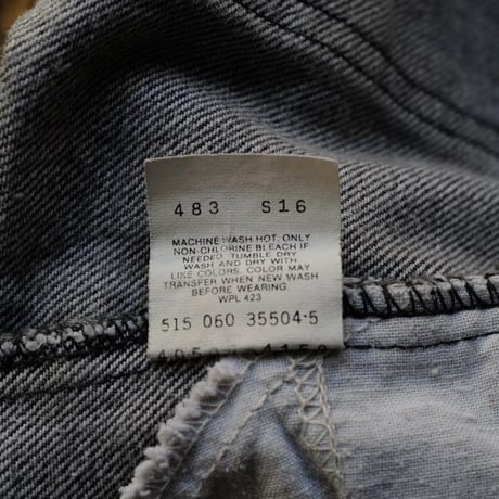 ［W36 L32］Levi's 505 Acid Wash Black
