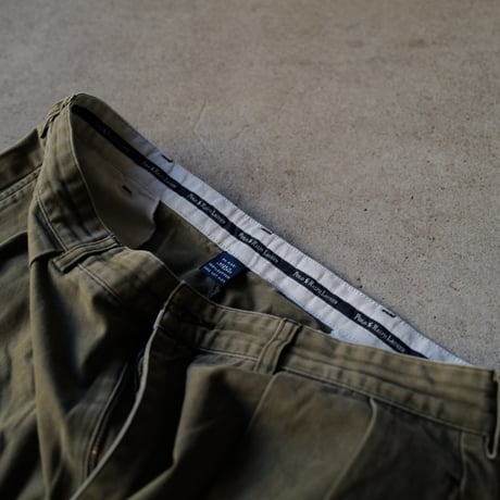 [W37 L30] VINTAGE POLO CHINO 2tuck Pants_Military Color_no.8