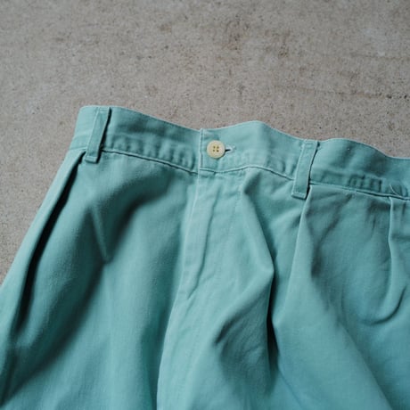 [W38] POLO CHINO SHORTS 2tuck_80-90s vintage