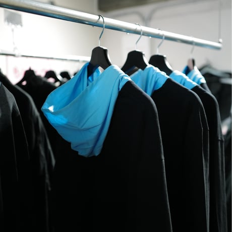 [anytee classics] "Black Mint" Two Tone Hoodie