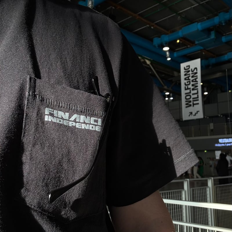 ⭐︎新品未使用⭐︎ anytee Financial Independent Tee anytee classics] Financial Independent Tee_Gra