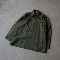 ［16 1/2 XL fit］USARMY Olive Green "BIG" Shirt_deadstock_no.3