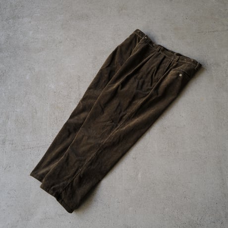 [W38 L30] POLO COUNTRY 2tuck CORDUROY PANTS_80-90s vintage