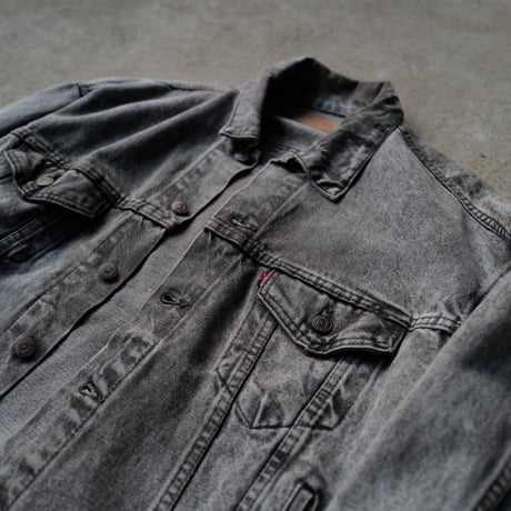［L］Levi's Trucker Jacket_Black Chemical