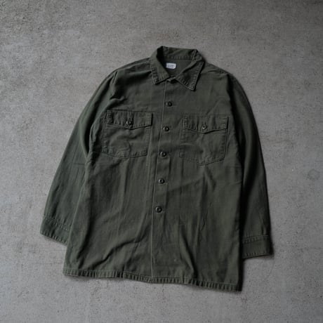 ［17 (1/2)］USARMY Olive Green Shirts_Cotton 100_no.11