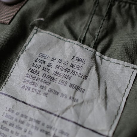 ［XS］m65 parka_deadstock_no.40