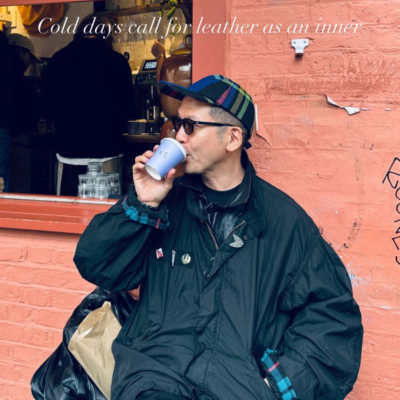 3月末お届け予定分_Fragments of Vintage Leather_Zip-up J