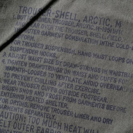 ［M-Regular］ USARMY M-51 Arctic Shell Trousers_deadstock_no.4