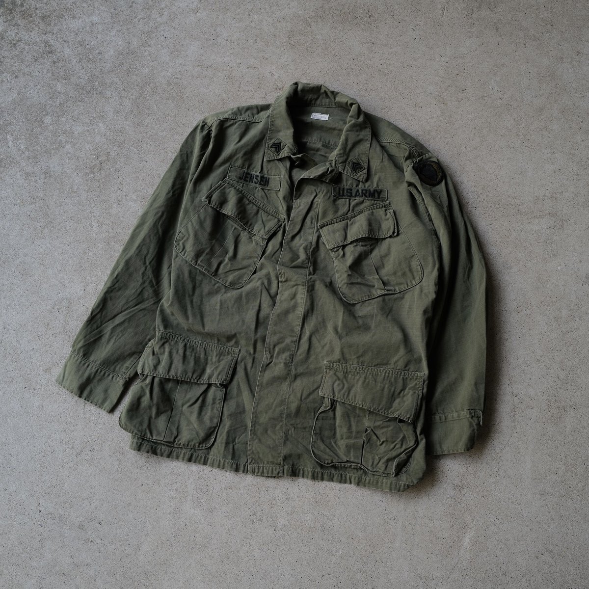 us army jungle fatigue jacket スモールショート相当 M-Short］Jungle Fatigue Jacket_no.21 | anytee