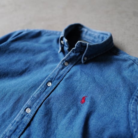 ［L］POLO COUNTRY Denim SHIRTS_80-90s vintage