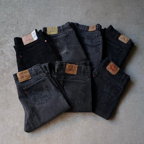 [W36 L30] Levi's 550_Sulfur Black Black Tab_90s_no.9