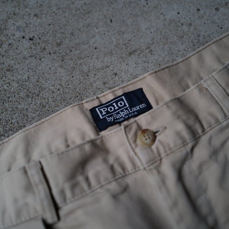 [W33 L30] Old Polo_80-90s vintage_2tack chino