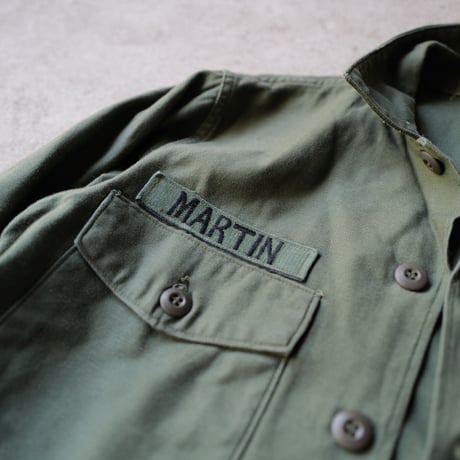 ［15( 1/2) L fit］USARMY Olive Green Shirts_Cotton 100_no.8