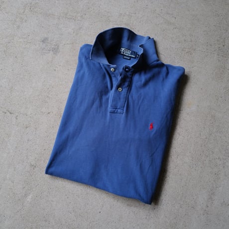 ［L］POLO SHIRT_MADE IN USA_80-90s vintage
