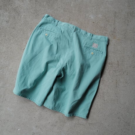 [W38] POLO CHINO SHORTS 2tuck_80-90s vintage