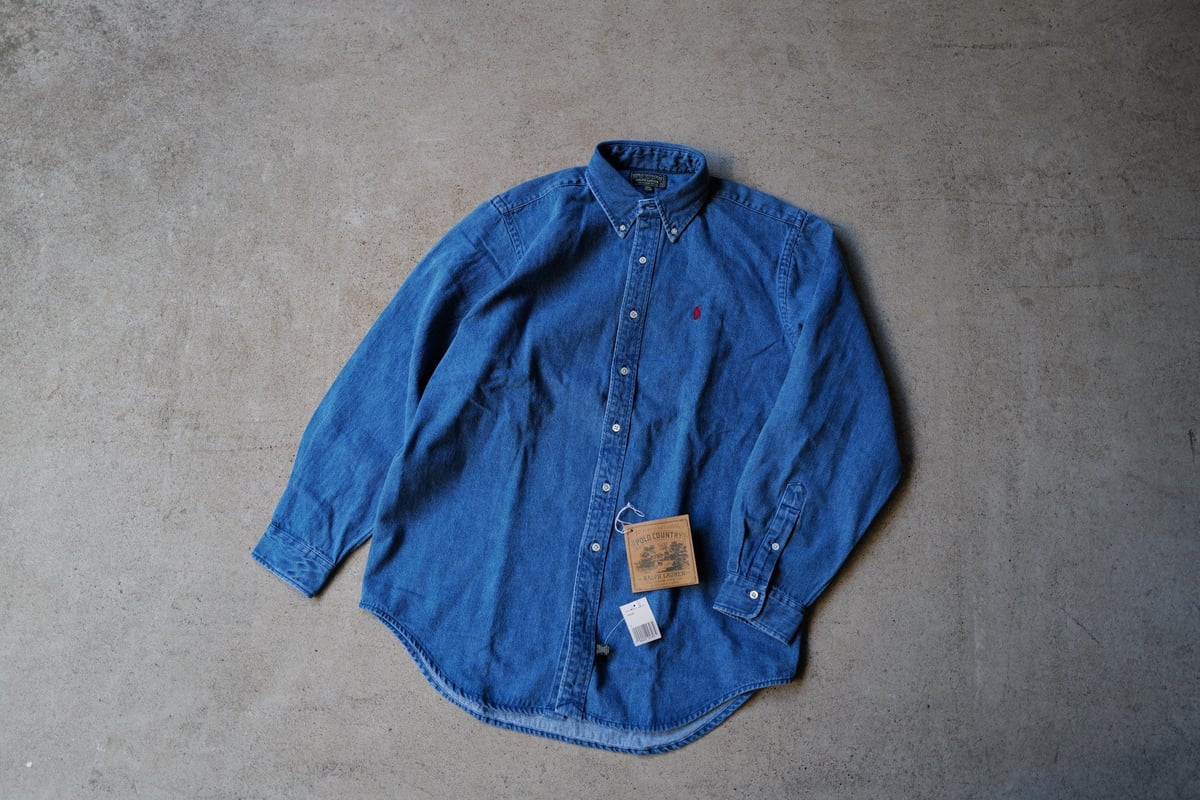 L］POLO COUNTRY Denim SHIRTS _80-90s vintage |