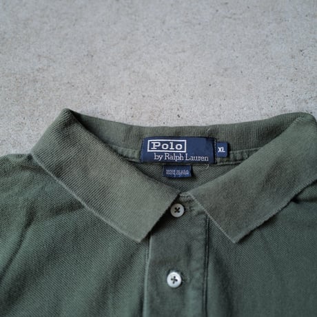［XL］POLO SHIRT_MADE IN USA_80-90s vintage_no.20