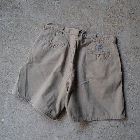 [W34] POLO CHINO SHORTS 2tuck_80-90s vintage