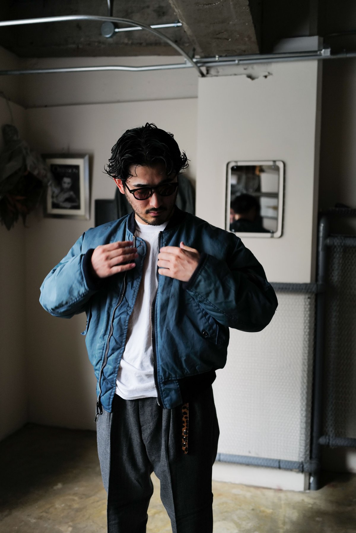 anytee classics] Celluloid Eyegear_Black×Brown