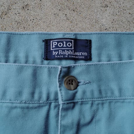 [W42] POLO CHINO 2tuck shorts_made in Singapore_90s vintage