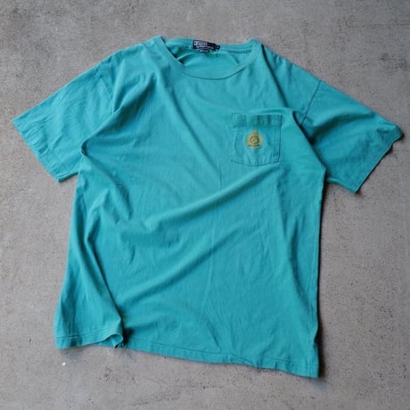 ［L］POLO MINT POCKET TEE_MADE IN USA_90s vintage