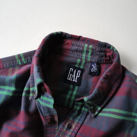 ［L］Old GAP_90s vintage_check shirt