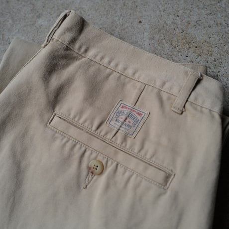 [W38 L31] POLO CHINO 2tuck_MADE IN USA_80-90s vintage_no.7