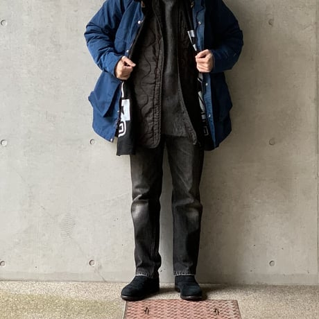 ［S］m65 parka liner_Black dye