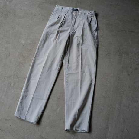 [W33 L32] POLO CHINO 2tuck_MADE IN USA_80-90s vintage_no.3