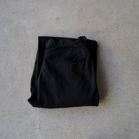 [W34 L30] Super Black_VINTAGE POLO Gurkha 2tuck Pants_no.13