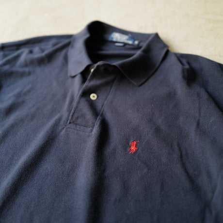 ［XL］POLO SHIRT_MADE IN USA_80-90s vintage_no.19