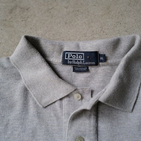 ［XL］POLO SHIRT_MADE IN USA_80-90s vintage_no.33