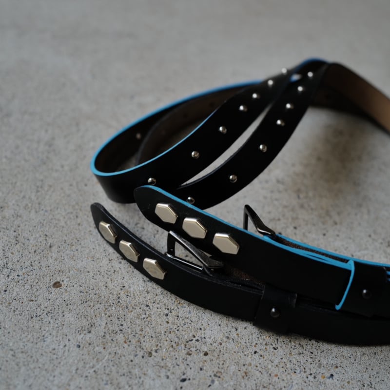 anytee Narrow Long Belt ナローロング ベルト スタッズ Super Narrow