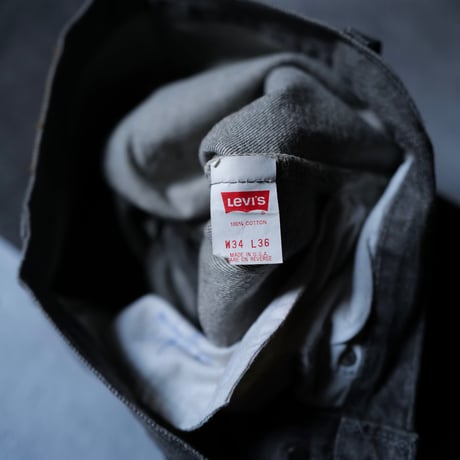 [W34 L36] Levi's 501_Gray_rare type_90s_deadstock