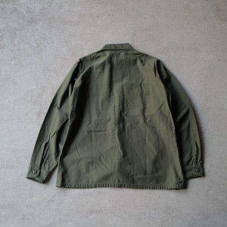 ［16 ( 1/2) XL fit］USARMY Olive Green Shirts_Cotton 100_deadstock_no.10