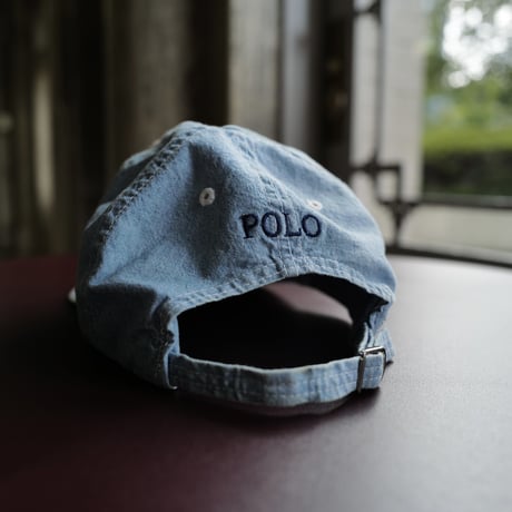 ［FREE］Polo Chambray Cap_made in USA_80-90s vintage
