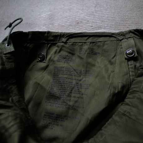 ［M-Regular］ USARMY M-51 Arctic Shell Trousers_deadstock