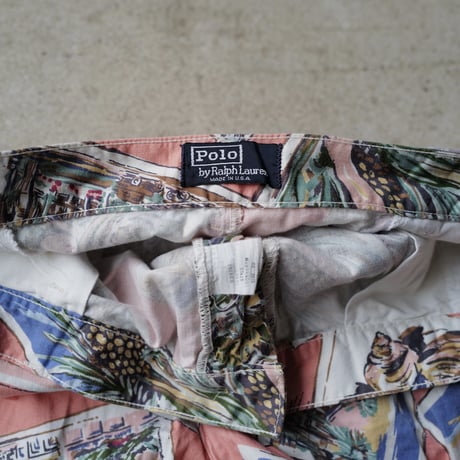 [W38] POLO 2tuck shorts_made in USA_80-90s vintage_no.43