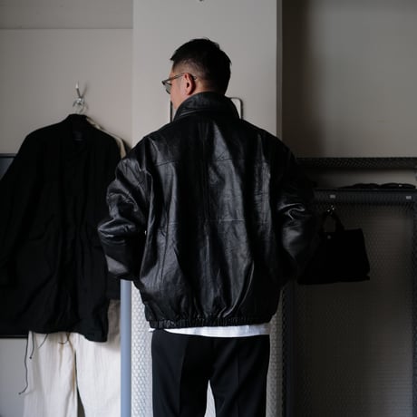 ［11月下旬お届け再販分］Fragments of Vintage Leather_Zip-up Jacket