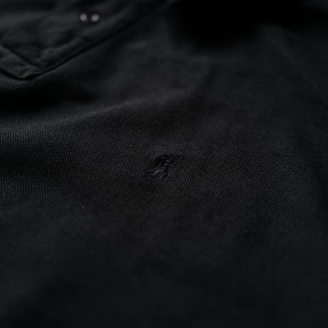［XL］Super Black_VINTAGE POLO SHIRT_made in USA_no.04