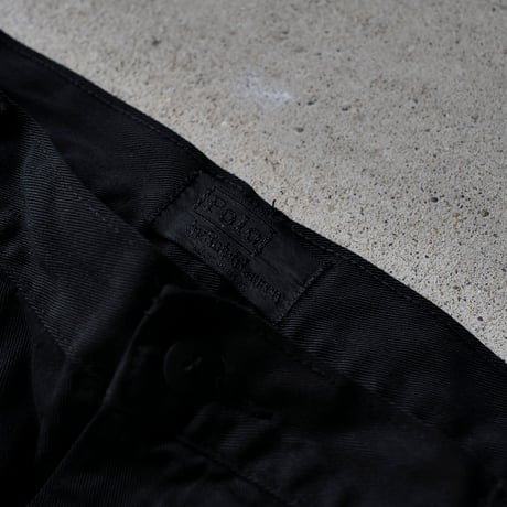 [W35 L30] Super Black_VINTAGE POLO CHINO 2tuck Pants_no.1